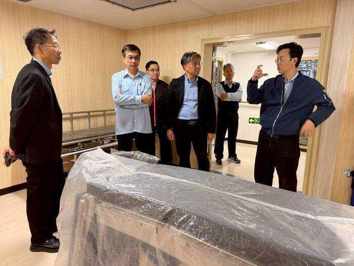 本科主任、臺中港務警察總隊總隊長與中部地區機動海巡隊隊長、第三海巡隊長交流圖片