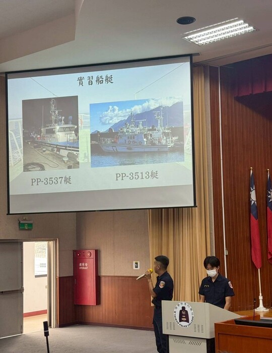 海巡科學生分享實習船艇圖片