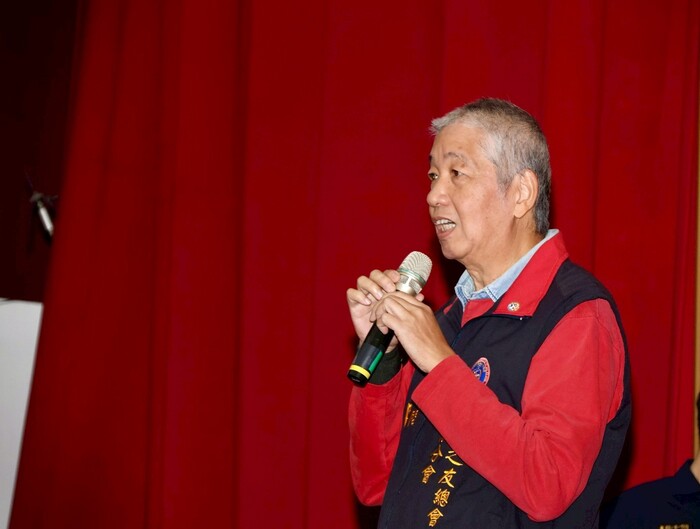 艦隊分會顧問勉勵學生享受青春盡情揮撒汗水圖片